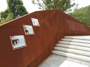 椒江耐候钢挡土墙